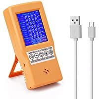 Los mejores  - Kecheer Medidor dioxido carbono-Medidor de co2-HCHO-TVOC-AQI-Detector Co2 en aire con termómetro higrómetro